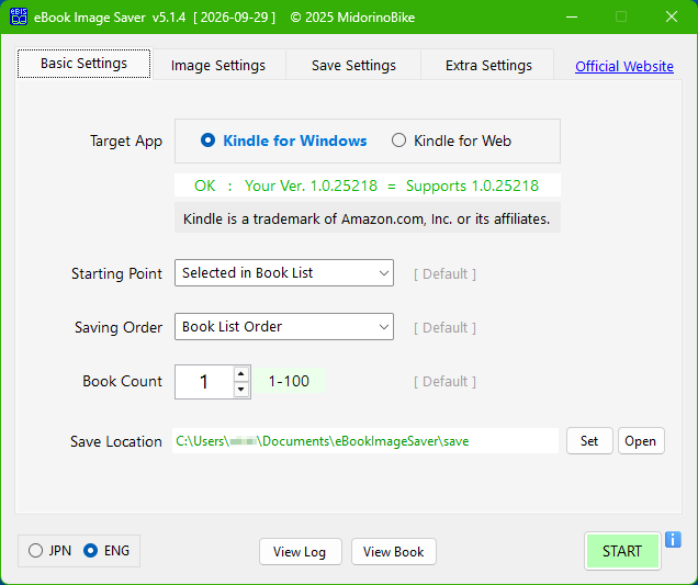 Basic Settings tab
